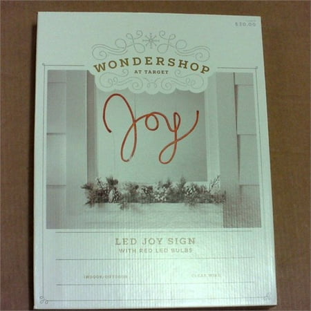 Wonder Shop - 17 Christmas LED Faux Neon Joy - Wondershop