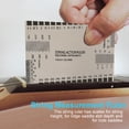 thumbnail image 2 of Sturdy Anti-Deformation String Action Ruler, Durable Guitar Neck Ruler, Stainless Steel For Guitar Player Guitar Maker, 2 of 8