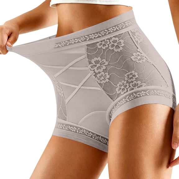 Fewfanhot Women's Shapewear Control Panties High-Waist Seamless Shaping Seamless Stretch Body Shaper Briefs For Daily Dress Wear