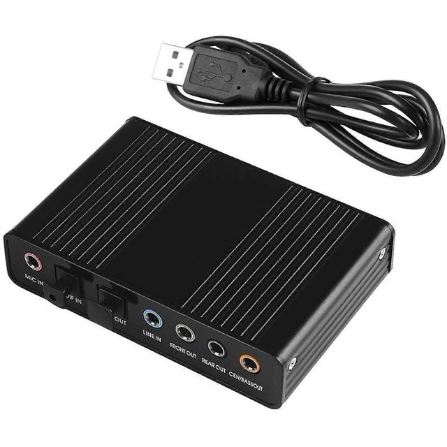 CZY USB 2.0 External Sound Card 6 Channel 5.1 Surround Optical S/PDIF Adapter