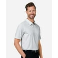 thumbnail image 2 of Devon & Jones DG101 Men's Crownlux Performance Geo Polo-White/ Silver-2XL, 2 of 6