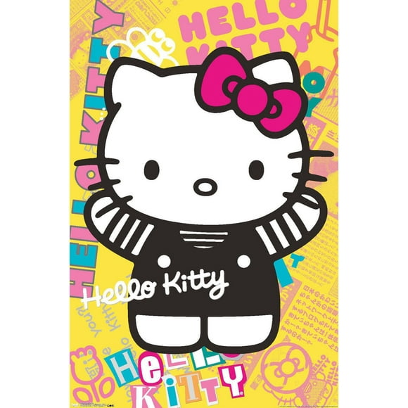 Hello Kitty - Colorful Wall Poster, 22.375" x 34"
