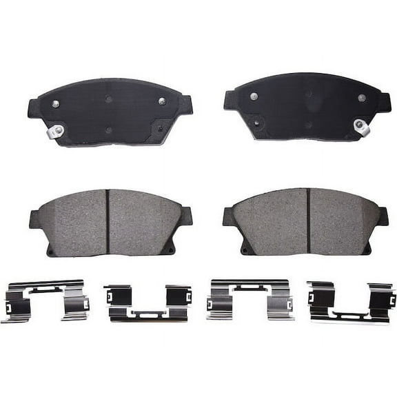 Front Brake Pad Set - Compatible with 2012 - 2017 Buick Verano 2013 2014 2015 2016