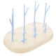 thumbnail image 2 of EeaseMX Escurridor de biberones desmontable y seguro, organizador para bebés, escurridor de biberones para vasos para bebés (blanco), 2 of 8