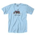 thumbnail image 2 of Life is Crap Motorcycle Flat Funny Shirt Cool Gift Idea Edgy T-Shirt Tee, 2 of 7