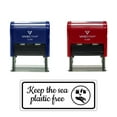 thumbnail image 2 of All Quality Keep The Sea Plastic Free Self-Inking Rubber Stamp | Business and Packaging Stamps (Black Ink) - Q-200, 2 of 7