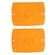 thumbnail image 3 of Front Turn Signal Light Lens 56001378 Strong Light Transmission Replacement for Jeep Wrangler YJ 1987‑1995 Yellow, 3 of 9