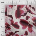 thumbnail image 2 of oneOone Cotton Poplin Maroon Fabric Abstract-Blurred Floral Pattern Fabric For Sewing Printed Craft Fabric By The Yard 42 Inch Wide, 2 of 4
