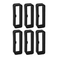 thumbnail image 3 of 6PCS Watch Strap Buckle Rubber,Silicone Watch Strap Holder Loop Watch Strap Keeper Silicone Replacement Watch Band Loop for Smart Sport Watches, 3 of 6