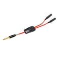 thumbnail image 3 of Adaptador de interfaz Dual de tatuaje Ficarrico, cable divisor de máquina de tatuaje profesional de corriente estable de 6,35mm para cable de Clip RCA DC, 3 of 8