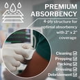 thumbnail image 6 of CareStock Gauze Sponge - Highly Absorbent, Medical-Grade Cotton Wound Dressing, First-Aid Essential - Non-Sterile 4-Ply Square, 2 x 2 in., 200 per Pack, 20 Packs, 4000 Total, 6 of 6