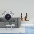 thumbnail image 2 of Reloj de pared grande,Reloj de pared acrílico silencioso,sin tictac,Reloj de pared grande para oficina,silencioso,fácil de leer y sencillo.,Figura de mesa,Sujetalibros con forma de gato para, 2 of 7