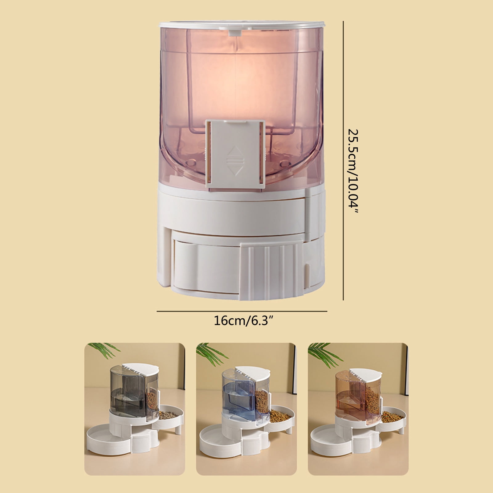 2in1 Pet Water Bowl Feeder Automatic Dog Feeding Bowl Water Dispenser Drinking Bowl Container Pet Dishware
