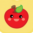 thumbnail image 4 of Inktastic Smiling Apple Boys or Girls Baby Bib, 4 of 4