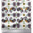 thumbnail image 1 of Soimoi Poly Georgette Fabric Dot,Floral & Paisley Printed Fabric 1 Yard 52 Inch Wide, 1 of 3