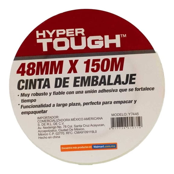 Cinta Hyper Tough de Embalaje Adhesiva 48MMx150M Transparente