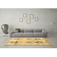 thumbnail image 3 of Ahgly Company Indoor Rectangle Abstract Brown Modern Area Rugs, 4' x 6', 3 of 4