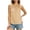 Orange, variant on Inverlee Women's Gingham Sleeveless Round Neck Blouse for Women Plaid Casual Loose Fit Tops Summer Lightweight Tank Tops Pink XXL