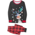 thumbnail image 3 of OAKFashion Pijamas navideños para la familia, pijamas navideños, pijamas a juego para la familia, conjunto de ropa de dormir, pijamas navideños de alce, 3 of 3