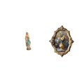 thumbnail image 1 of Escultura de resina de María, figura decorativa, estatua Jesús, marco de fotos vintage, portafotos, colección de artesanías para p, 1 of 8