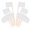 White, variant on 100 Pieces Toothpick Flags Food Labels with Wooden Sticks Cheese Markers Picks for Cupcake Toppers Fruit Appetizers Cocktail Party Decoration