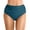 Navy, variant on Wamejoo Women High Waisted Bikini Bottoms Tummy Control Full Coverage Swim Bottom Front Ruched Bathing Swimsuit (Black, M)