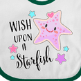 thumbnail image 4 of Inktastic Wish Upon a Starfish- Cute Boys or Girls Baby Bib, 4 of 4