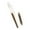 Black and Brown, variant on GUOOL Faux Cat Whiskers Easy to Use Artificial Animal Beard for Handmade DIY Decor 0.15mm
