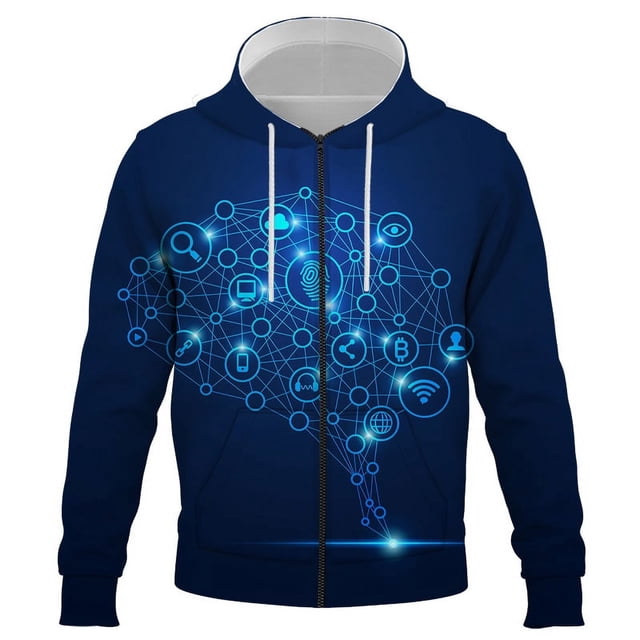 Sudadera con capucha y cremallera para hombre, con estampado 3D de festival de cerveza de dibujos animados, de manga larga, estilo Harajuku, unisex, estilo urbano, para adolescentes, estilo hip hop