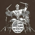 thumbnail image 3 of CafePress - Abraham Lincoln Playing Drums T Shirt - 100% Cotton T-Shirt, 3 of 4