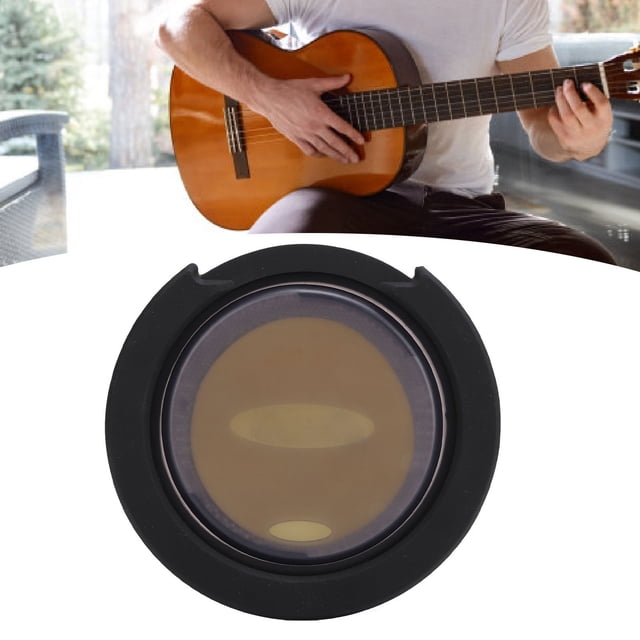 Guitar Soundproof Cover, Guitar Humidifier Secure and Reliable Humidity Control for 101-103mm Soundhole Guitars