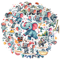 thumbnail image 5 of cartoon Elephant Theme Stickers, Waterproof Elephant Theme Sticker for Water Bottle Laptop Phone Cases Planner Skateboard Luggage Helmet Party Favor Decor, Ideal for Adults Teens Teacher Rewards, 5 of 8