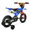 thumbnail image 3 of Hyper 12 inch Hot Wheels with training wheels, Boys, Steel Frame Blue, 3 of 8