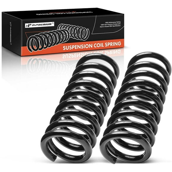 A-Premium 2Pcs Rear Left and Right Suspension Coil Spring Set Compatible with Buick Rendezvous 2002-2007 & Pontiac Aztek 2001-2005, Replace# 10412897, 10412898