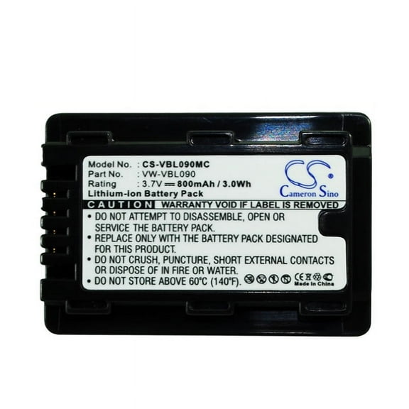 800mAh VW-VBL090 Battery for Panasonic HDC-SD60S