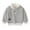 White, variant on Boys Long Sleeve Sweatshirt Striped Stand Collar Zipper Front Casual Soft Top for Autumn School 90 Size Black