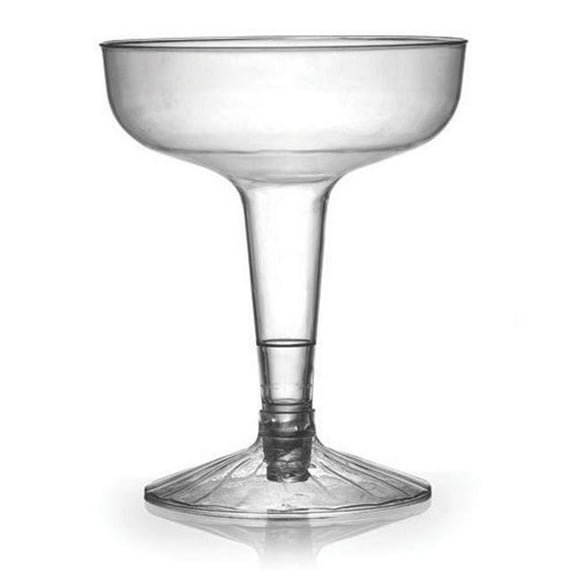 Flairware 4 oz Clear Old Fashioned Champagne Glass 2 Piece
