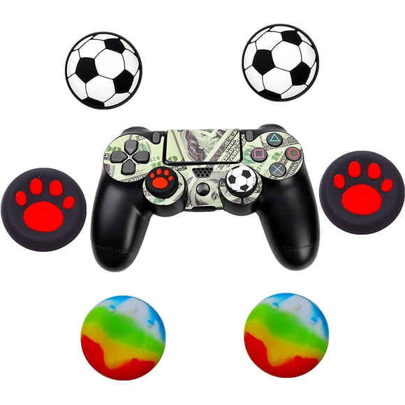 XiHAMA 36 Pcs Poignée de Joystick Compatible avec Manette Ps5 Ps4, Capuchons de Poignées de Pouce en Silicone Couvrant Bâton Analogique pour Playstation 5, Manette Playstation 4, Xbox 360, Manette Xbox One (A)