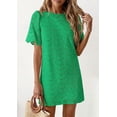 thumbnail image 3 of PRETTYGARDEN Women's Summer Casual Short Dresses Embroidered Lace Short Sleeve Boho Mini Dress Beach Vacation Clothes, 3 of 9