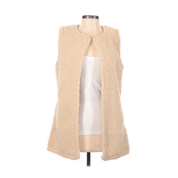 H M Pre Owned H M Women S Size Xs Faux Fur Vest Walmart Com Walmart Com