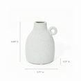 thumbnail image 7 of LuxenHome 2-Piece White Ceramic Jug Round Vase Set, 7 of 7