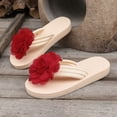 thumbnail image 6 of ibiyuan Platform Flip Flops for Women Platform Thong Sandals Non- Thick Sole Slippers Women Flexible Orthofeet Shoes for Women, 6 of 9