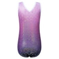 thumbnail image 4 of BAOHULU Girls Sleeveless Gymnastics Leotard Purple Ballet Dancewear, 4 of 5