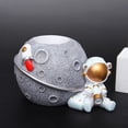 thumbnail image 4 of Portalápices de escritorio de astronauta, figuritas de resina, adornos, regalos para niños (estilo B) Likrtyny Libre de BPA, 4 of 8