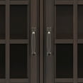thumbnail image 3 of Connaught 60 inch Wide Solid Wood Wide Storage Cabinet Buffet in Chestnut Brown, 3 of 13