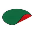 thumbnail image 2 of Christmas Tree Floor Protector Mat - 76x76cm Green Cloth - Reversible Red/Green Design - Protects Floors from Scratches - Easy Clean & Store - Durable Holiday Decor for Real & Artificial Trees, 2 of 6