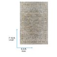 thumbnail image 4 of Livabliss x Becki Owens Ren Damask Washable Area Rug ,5'3" x 7'10",Brown Medallion, 4 of 9