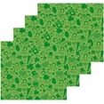 thumbnail image 2 of GZHJMY St. Patrick's Day Clover Washcloths 6 Pack, Highly Absorbent Soft Cotton Baby Washcloths Fingertip Towels, 12 x 12 Inch, 2 of 7