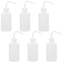 EXHUMKY Squeeze Bottles Refillable White Plastic 6pcs
