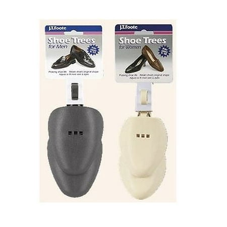 J.T. Foote Adjustable Quality Plastic Shoe Trees Men/Women - Fit All Sizes